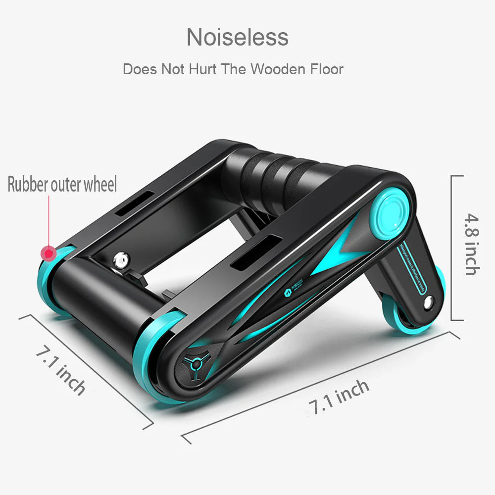 TrueVibe Elite Ab Roller – Compact Core Trainer for Home & Travel (Ships in 8 Days)
