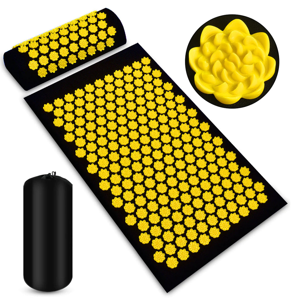 TrueVibe Acupressure Mat & Pillow Set – Natural Stress & Pain Relief (Ships in 8 Days)