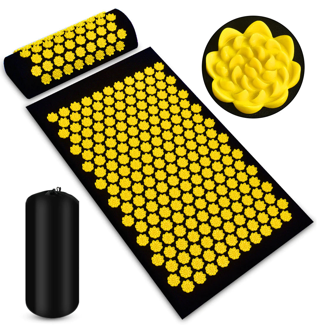 TrueVibe Acupressure Mat & Pillow Set – Natural Stress & Pain Relief (Ships in 8 Days)