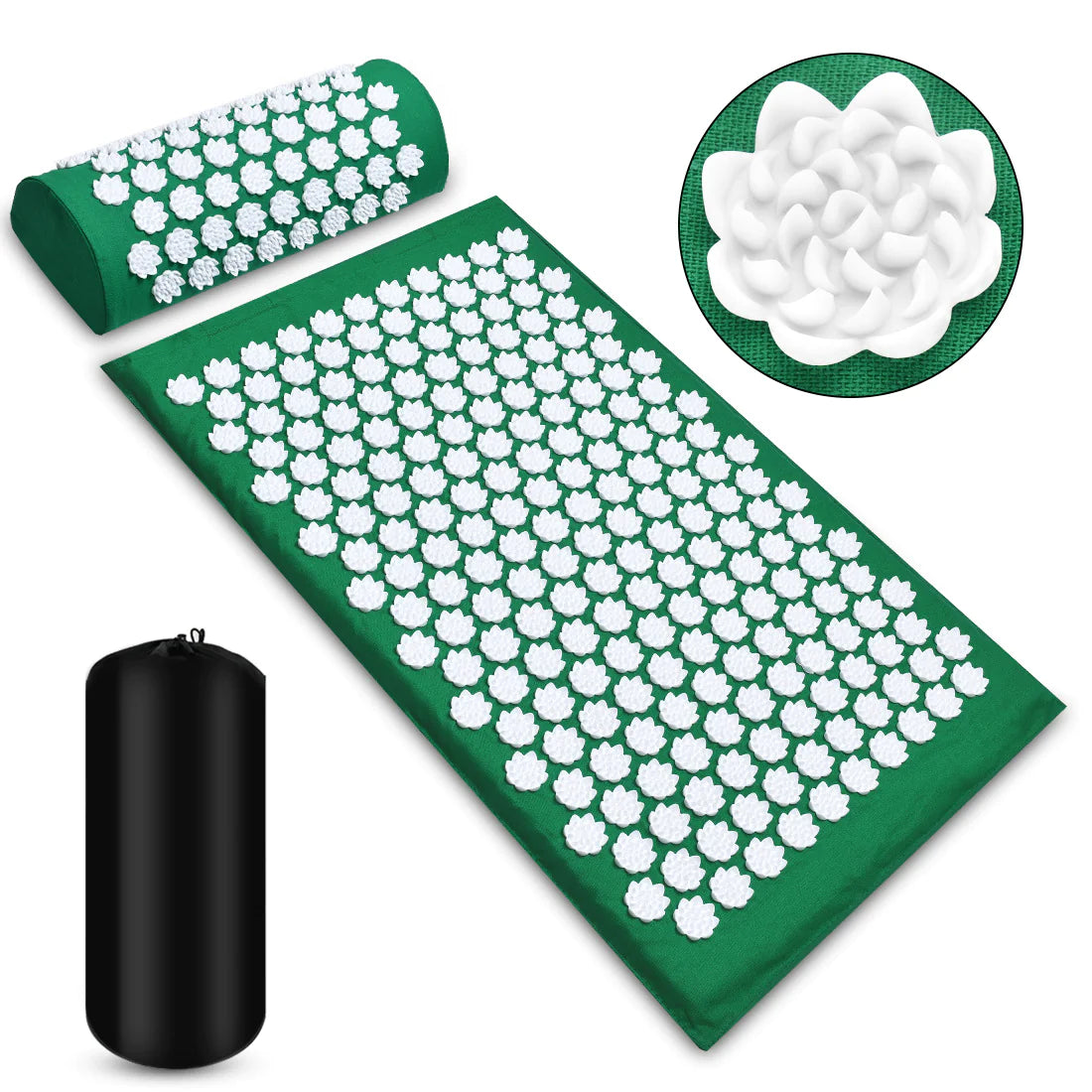 TrueVibe Acupressure Mat & Pillow Set – Natural Stress & Pain Relief (Ships in 8 Days)