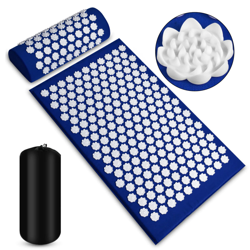 TrueVibe Acupressure Mat & Pillow Set – Natural Stress & Pain Relief (Ships in 8 Days)