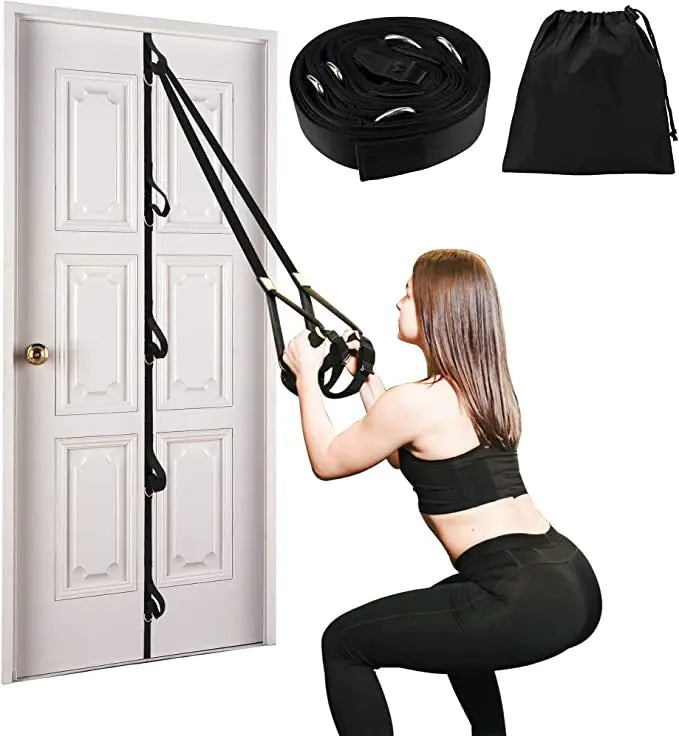 TrueVibe Resistance Band + Door Anchor Trainer – Home Workout Essential (Ships from USA)